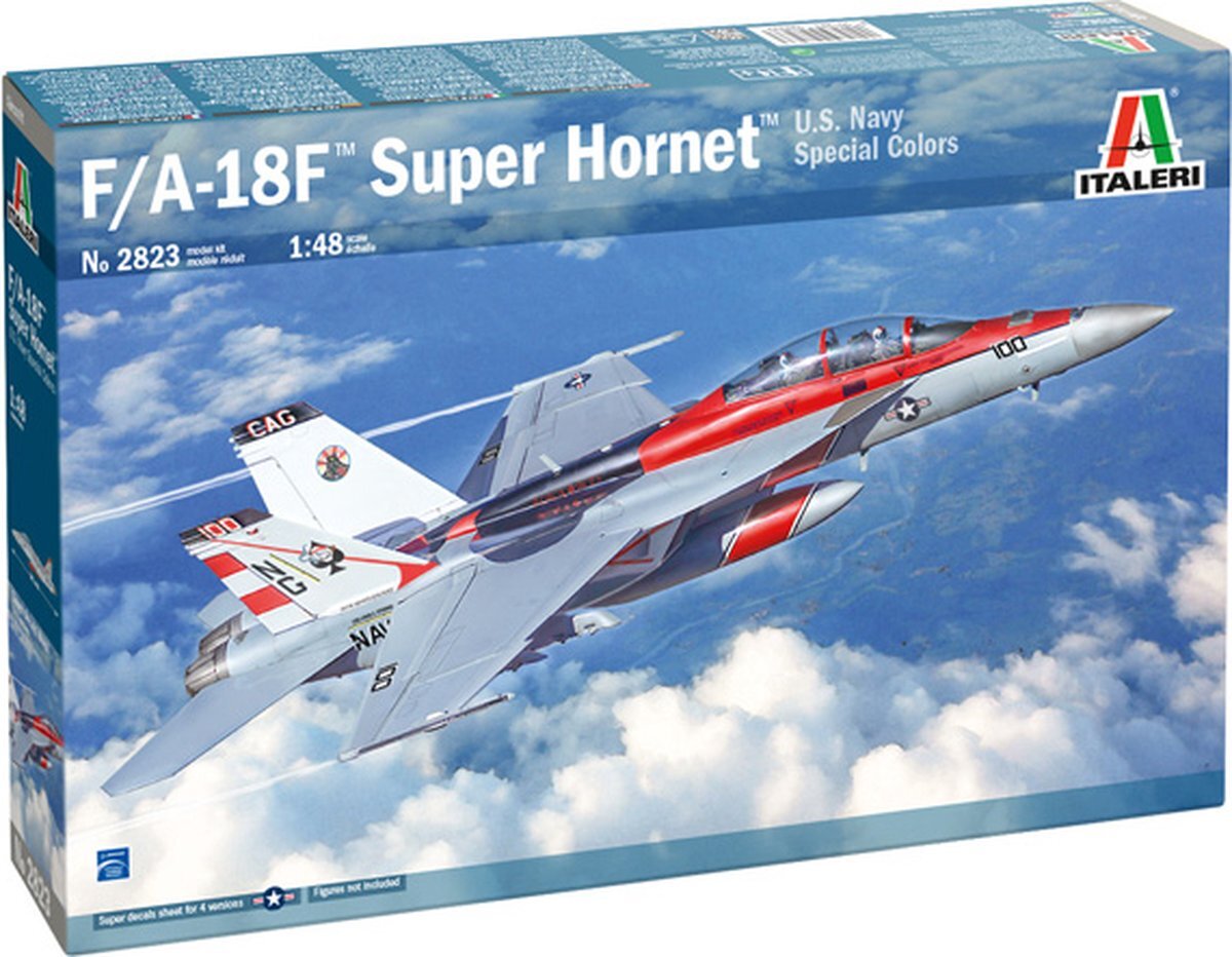 Italeri 1:48 2823 F/A-18F Super Hornet U.S. Navy Special Colors Plastic kit
