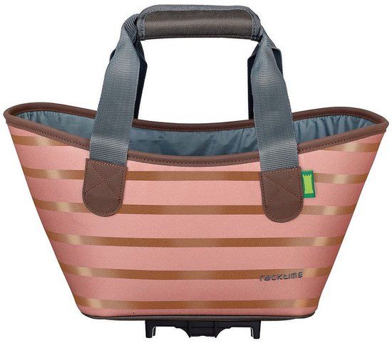 Racktime Agnetha Bagagedragertas - Rose Gold - 15 l - Incl. Regenhoes