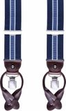 Profuomo Luxe Bretel Navy-Lichtblauw