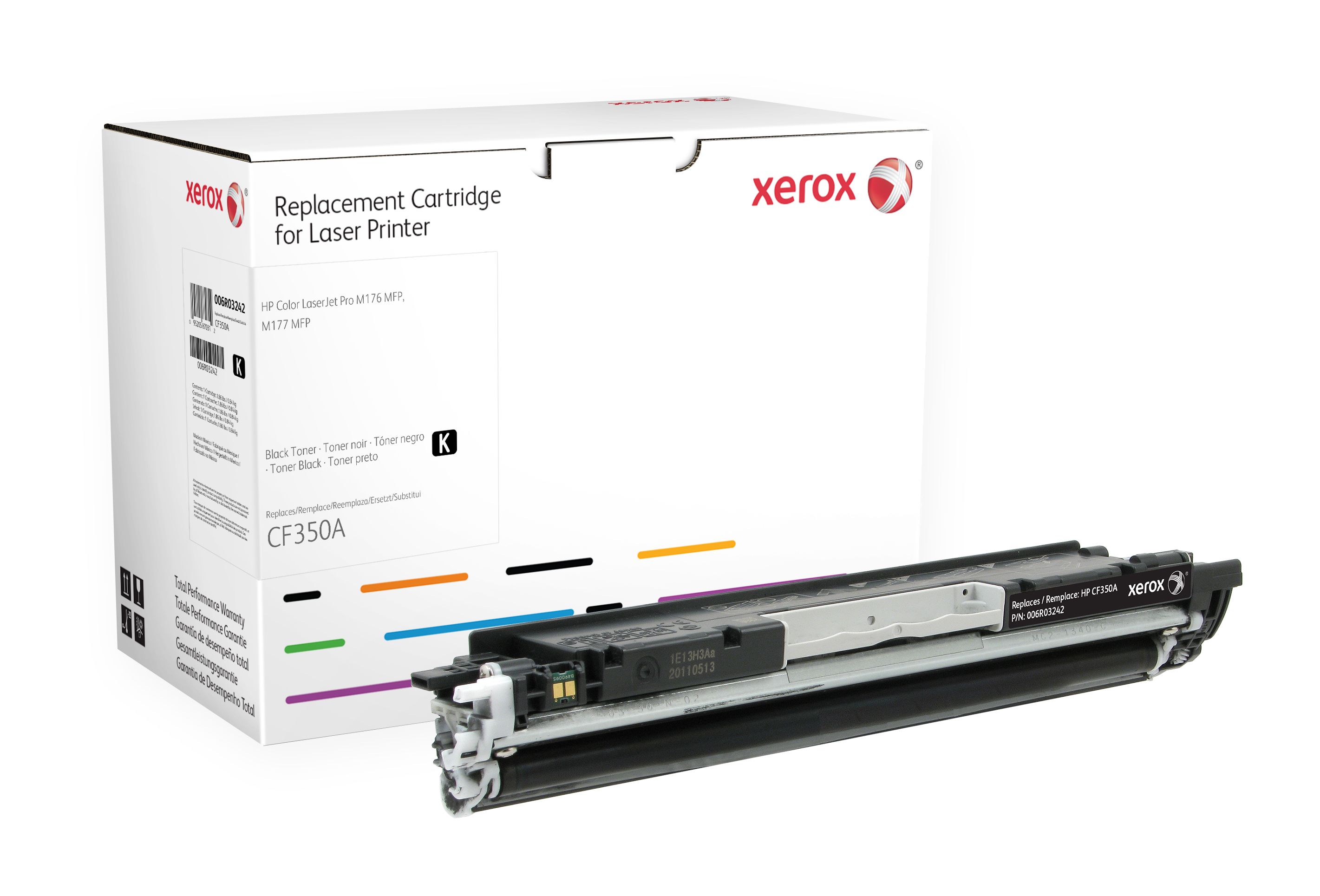 Xerox 006R03242 Zwarte toner cartridge - Compatibel met HP Colour LaserJet Pro M176 MFP, M177 MFP