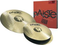 Paiste 101 Brass Cymbal Set Essential 13" HiHat, 18" Crash Ride
