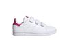 ADIDAS Stan Smith Enfant Velcro Blanc/Rose