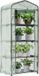 Serre de balcon de jardin potager avec quatre étagères pour fleurs 69 x 49 x 160 cm
