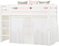 Hoppekids Winter Wonderland - met tule - gordijn voor halfhoog bed 90x200 cm
