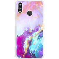 P20 Lite Colorful Bedrukt siliconen hoesje
