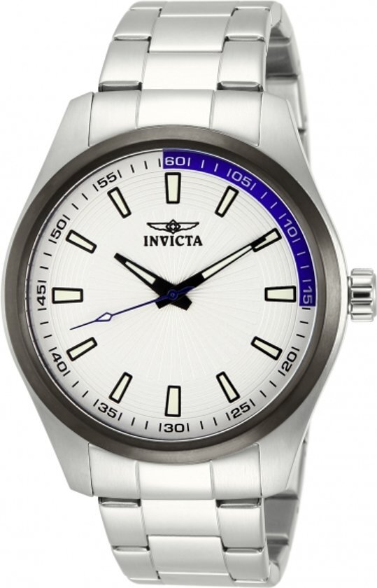 Invicta Specialty 12826 - Horloge - Heren - Zilverkleurig - Quartz - Ã˜ 45 mm