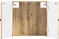 vidaXL Dartbord Kabinet BREDA Artisanaal eiken 52,5 x 10,5 x 53,5 cm
