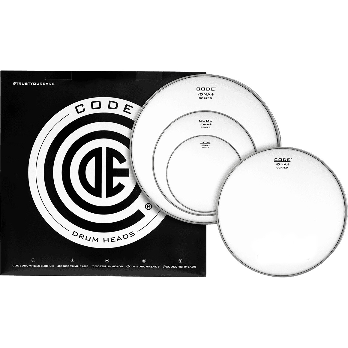 Code Drum Heads TPDNACTDR DNA Rock Pack