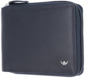 Golden Head Leren portemonnee Polo RFID Protect RV-Scheintasche 1367 Marineblau donkerblauw