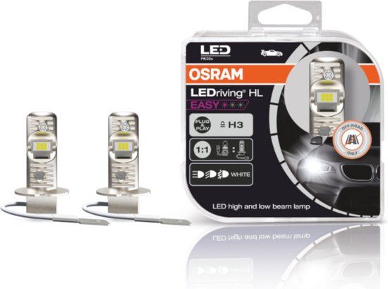 Osram LEDriving HL EASY H7/H18 LED Lamp - 6500K - 12V - 2-pack