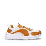 nae Vegan Shoes Sneakers laag 'Dan' karamel / wit