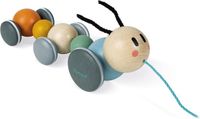 Janod Sweet Cocoon - Houten Trekfiguur Rups - Vanaf 1 Jaar