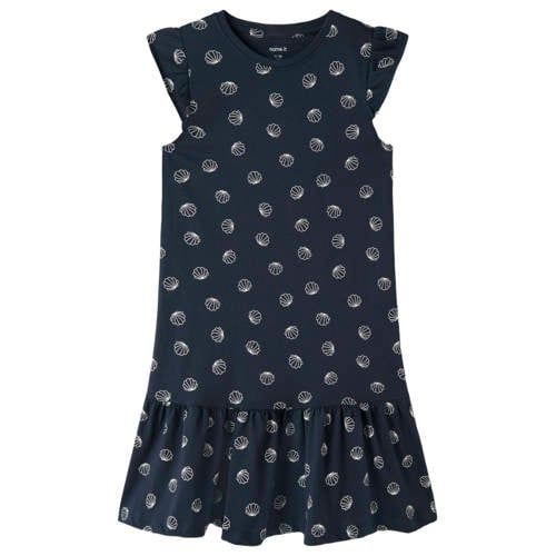 NAME IT KIDS A-lijn jurk donkerblauw
