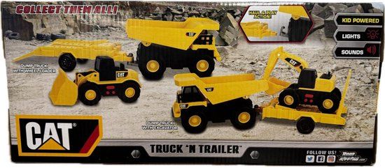 Merkloos Cat dump truck met wiel lader