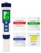 pH-mètre 7-en-1 testeur de pH mesureur de qualité de l'eau - Numérique avec écran LCD rétroéclairé - Étanche Ip67 - Format de poche