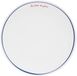 JJA Lot de 6 assiettes plates Fra ronde D.27cm bleu