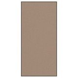 vidaXL Deurmat Beige en Zwart 120 x 250 cm 100% Polyamide