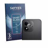Savvies 3 Stuks Screenprotector - Geschikt voor Xiaomi Redmi Note 17 5G (ALLEEN Camera Lens) - Transparant