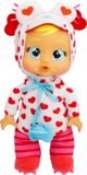 Bebes IMC Toys Bebes Llorones Tiny Cuddles Monster Momo, zachte pop, 25 cm, huilt echte tranen, inclusief monsterpyjama, speelgoed voor jongens en meisjes vanaf 18 maanden