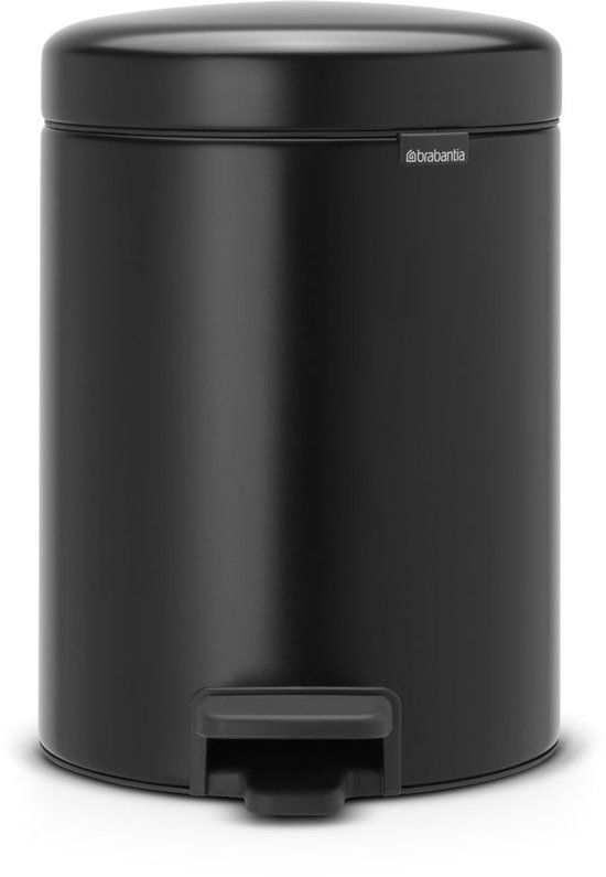 Brabantia NewIcon Pedaalemmer - 5 liter - Matt Black