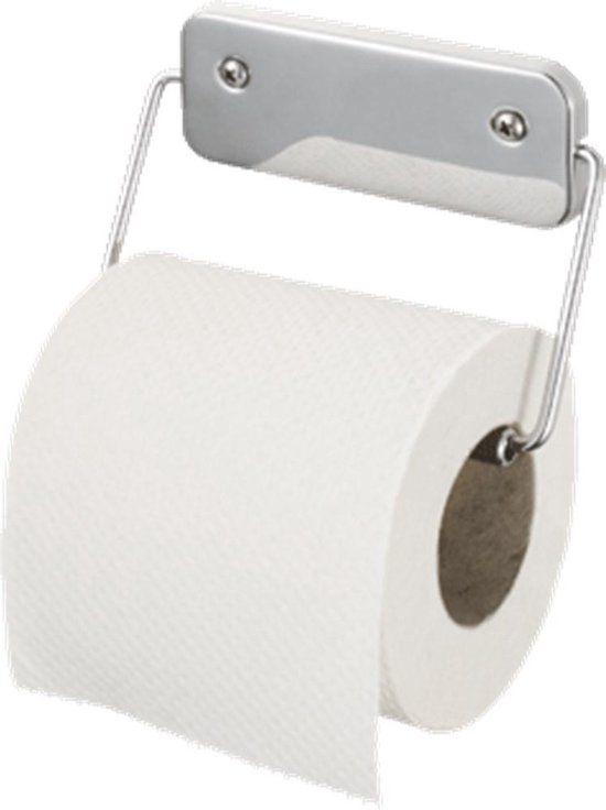 Haceka Toiletrolhouder Chroom | Muur | Schroeven | 5 Jaar Garantie