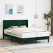 Maison Exclusive - Lit cadre avec tête de lit vert foncé 120 x 190 cm, velours