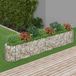 Maison Exclusive - Jardinière surélevée en gabion, fer galvanisé, 330 x 50 x 50 cm