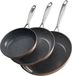 VEVOR 3-delige Koekenpannenset 20/27/30cm Kookpan Antiaanbaklaag, Grijs