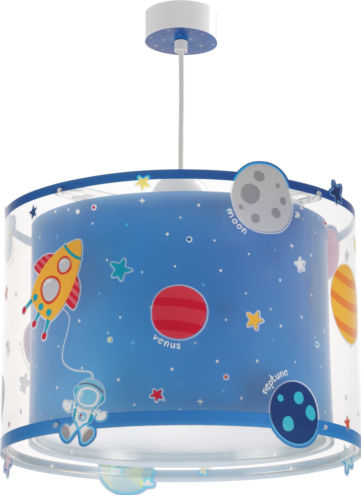 Dalber Hanglamp Planets Glow In The Dark 33 Cm Blauw