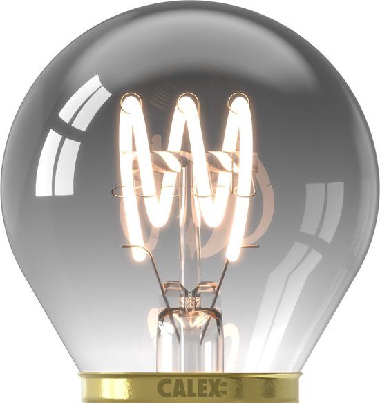 Calex LED lamp E27 Kogel - 0W - Dimbaar - Grijs