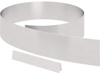 vidaXL Grasafscherming - 4 stuks - 450 x 15 cm - Roestvrij staal - Zilver