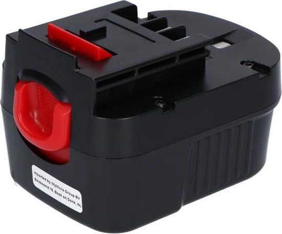 YANEC Gereedschap Accu 12V 2.0Ah Ni-MH voor Black & Decker FSB12