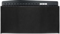 kwmobile Zwart Kunststof Beschermhoes voor Universal Keyboard (L)
