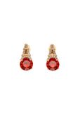 NAEMI Leo E-Commerce Ltd. NAEMI Oorbellen Rose Gold Red Zirkonia Oorhangers