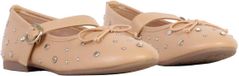 Poti pati Ballerina's beige met gesp voor kinderen