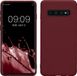 kwmobile telefoonhoesje geschikt voor Samsung Galaxy S10 - Hoesje voor smartphone - Back cover in bordeaux-violet