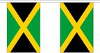 Merkloos / Sans marque Shoppartners Bv Jamaica vlaggenlijn 9 meter - 30 vlaggetjes - polyester
