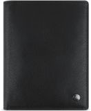 bugatti Black Magic Upright Wallet Black zwart