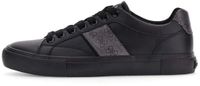 Guess Cribe Sneakers Heren Zwart Leer Synthetisch Maat 44