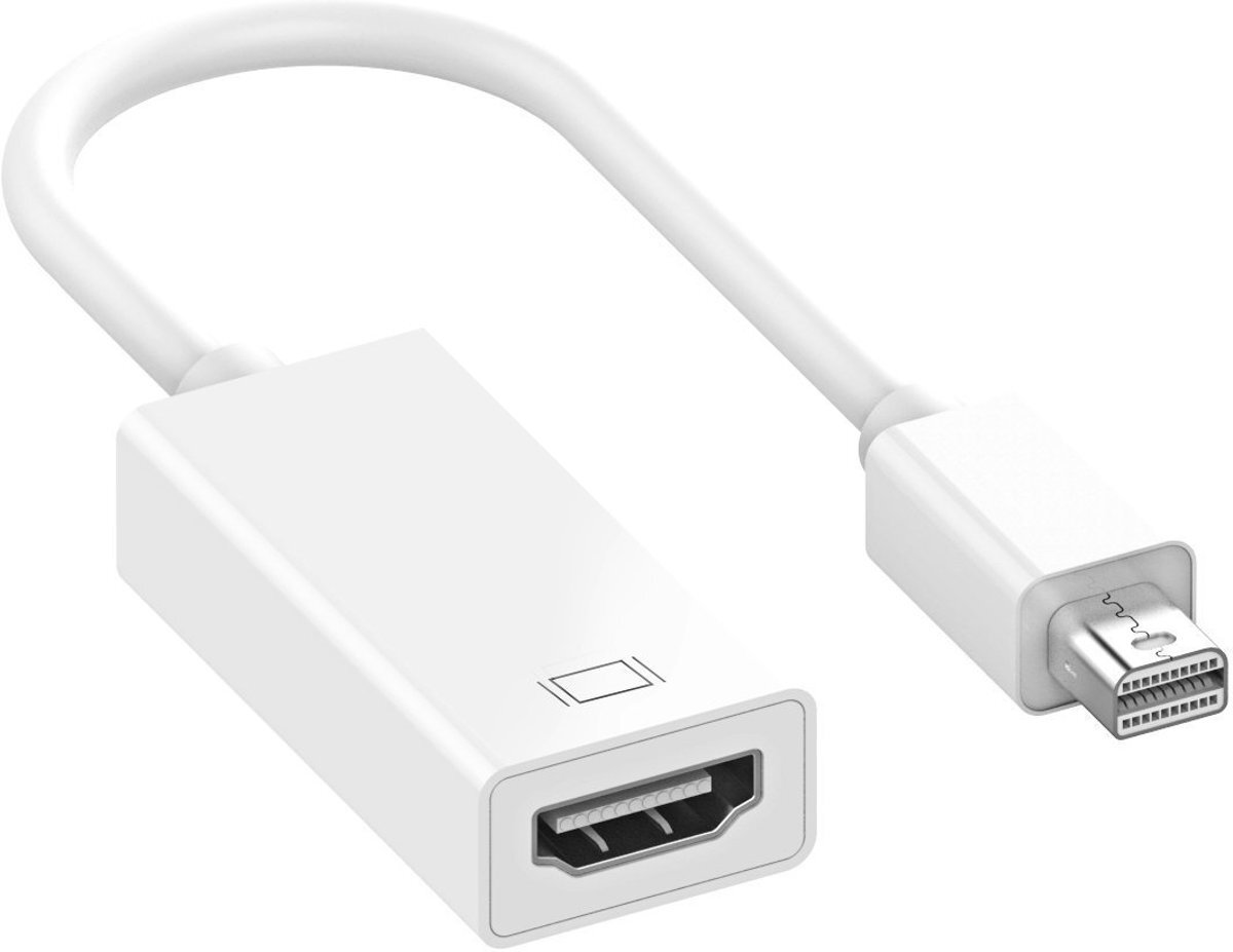 iCall Snelle Mini Displayport / Thunderbolt naar HDMI Female Kabel Adapater - Geschikt voor Alle Apple MacBook Pro en Air 2017 / 2015