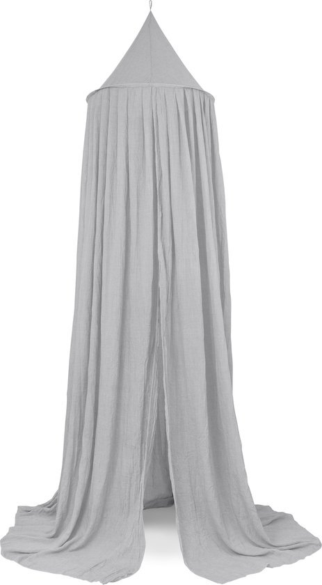 Jollein Klamboe vintage 205cm soft grey grijs