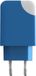 Xoopar, USB A + C 65W Power Delivery Charger, Blauw