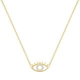 Glanzstücke München Ketting 925 zilver Zirkonia Wit 45 cm