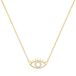 Glanzstücke München Ketting 925 zilver Zirkonia Wit 45 cm