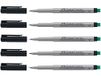 Faber-Castell Multimark 152499 S niet-permanente marker, zwart, 5 stuks