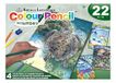 Royal & Langnickel Schilderen op nummer met kleurpotloden, zeedieren, set van 4, inclusief tekenpotloden en puntenslijper, voor volwassenen en kinderen vanaf 8 jaar