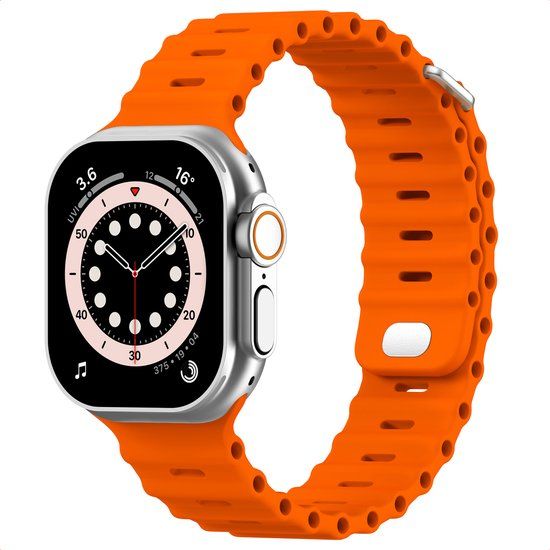Accezz Ocean bandje voor de Apple Watch | 38/40/41/42 mm - Oranje