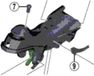 Shimano Brackethuis Dura-ace St-9001 Rechts Staal Zwart