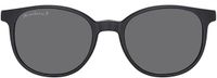 Montana Eyewear MRC2 leesbril met clip-on zonnebril +3.50 - Rond montuur - Zwart