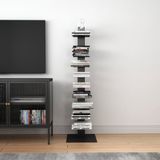 en.casa Boekenkast Eksjö schap 150x39x39 cm zwart mat